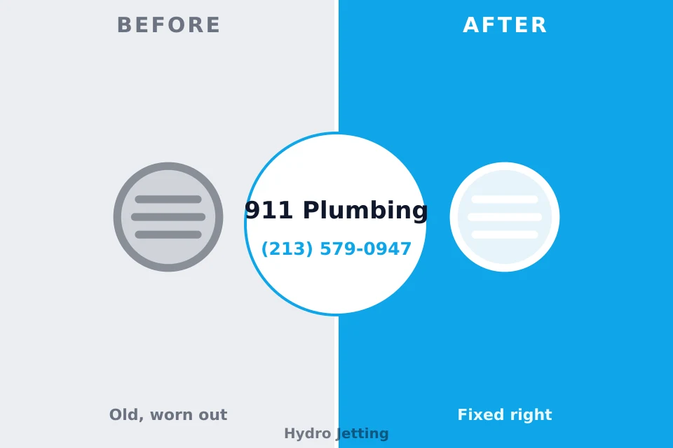 Before and after: plumbing company Pomeroy, OH